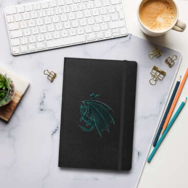 Hardcover bound Dragon notebook